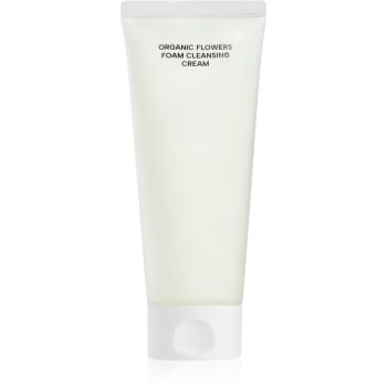 WHAMISA Organic Flowers Foam Cleansing Cream crema de curatare sub forma de spuma pentru curatare profunda - imagine 2